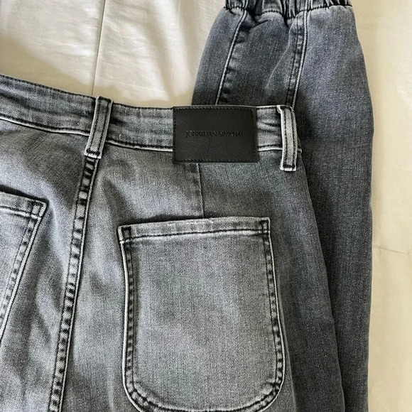 Jonathan Simkhai gray jogger denim - Picture 13 of 14